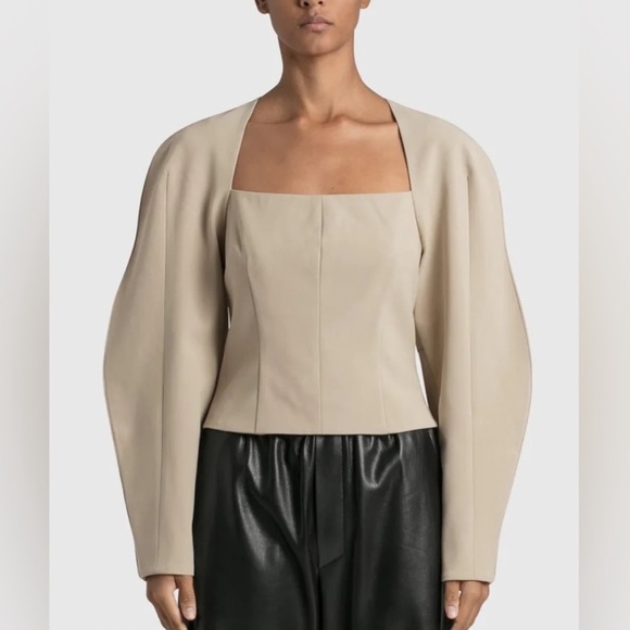 Club Monaco Scuptural Sleeve Top - Picture 10 of 10